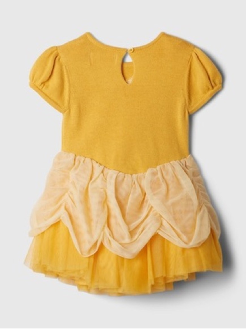 GAP Yellow and Cream Girls' Casual Tulle Dress - Picture 2 of 3